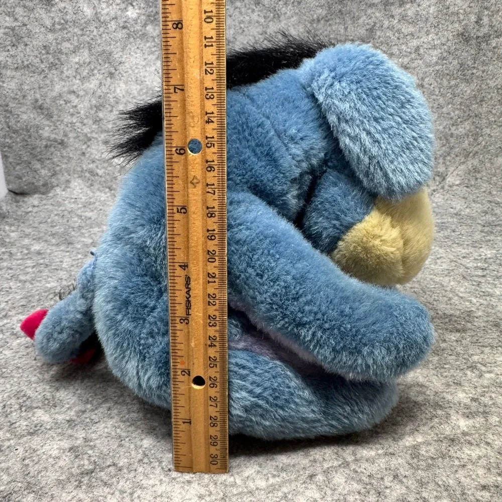 Disney Eeyore Plush Stuffed Animal Toy Sitting Blue Winnie the Pooh